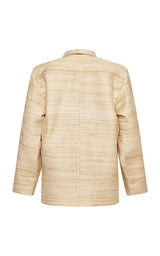 Renzo Jacket in Tussah Silk Blend