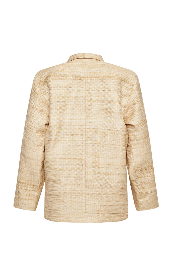 Renzo Jacket in Tussah Silk Blend