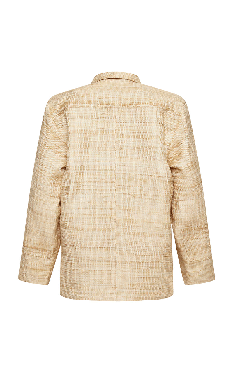 Renzo Jacket in Tussah Silk Blend