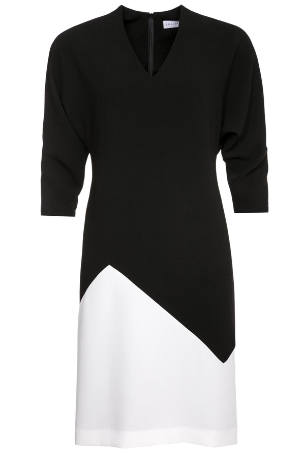 Amber Dolman Sleeve Color-Block Dress