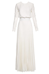 Irma Dress with Lace Sleeves