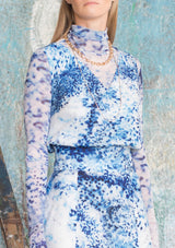 Keira Porcelain Print Dress