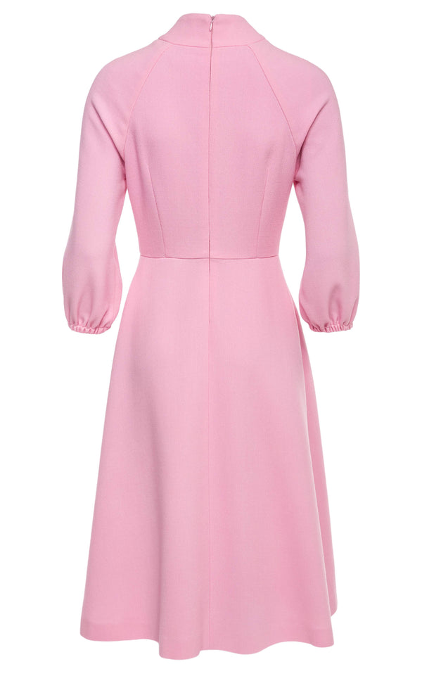 Amanda Wool Crepe Midi Dress