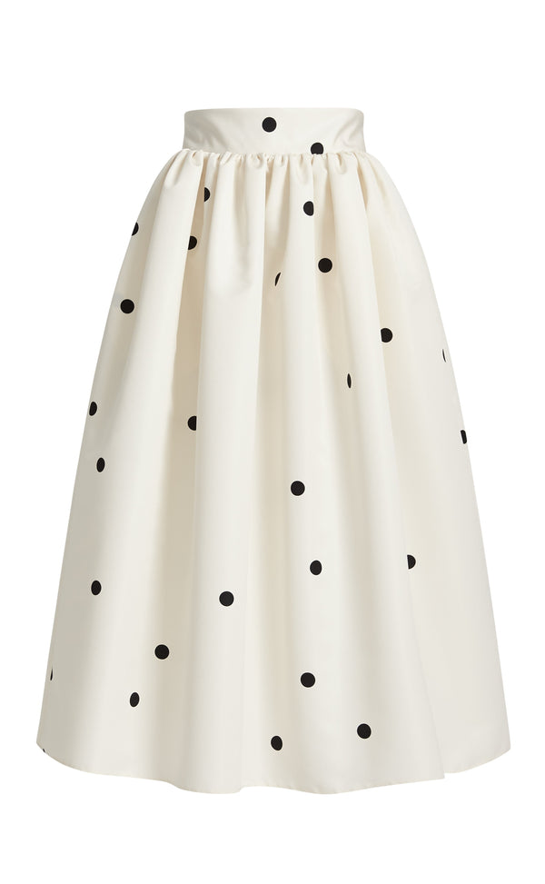 Carrie Dotted Midi Skirt