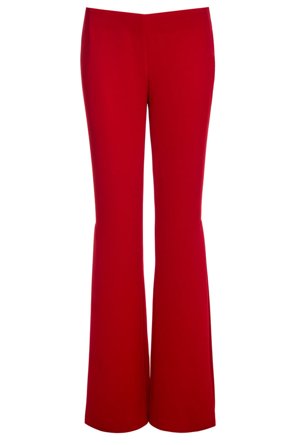 Sienna Flared Pants with Side Pleats