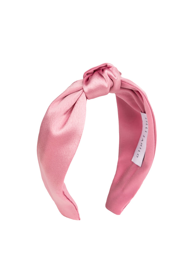 Satin Headband Pink